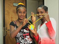 Test playing with self-help group in cooperation with The Development Fund, Addis Ababa, Ethiopia 2016